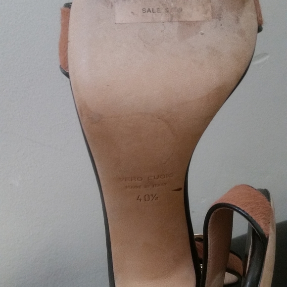 CLUB MONACO Casey Calf Hair suede Sandals, 40.5 - Picture 5 of 8